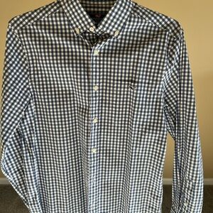 Vineyard Vines Blue and White Gingham Shirt